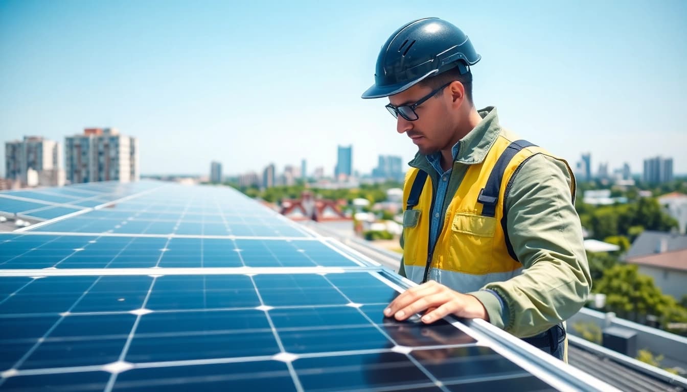 Solar Wien zeigt, wie moderne Solartechnologien auf städtischen Dächern installiert werden.