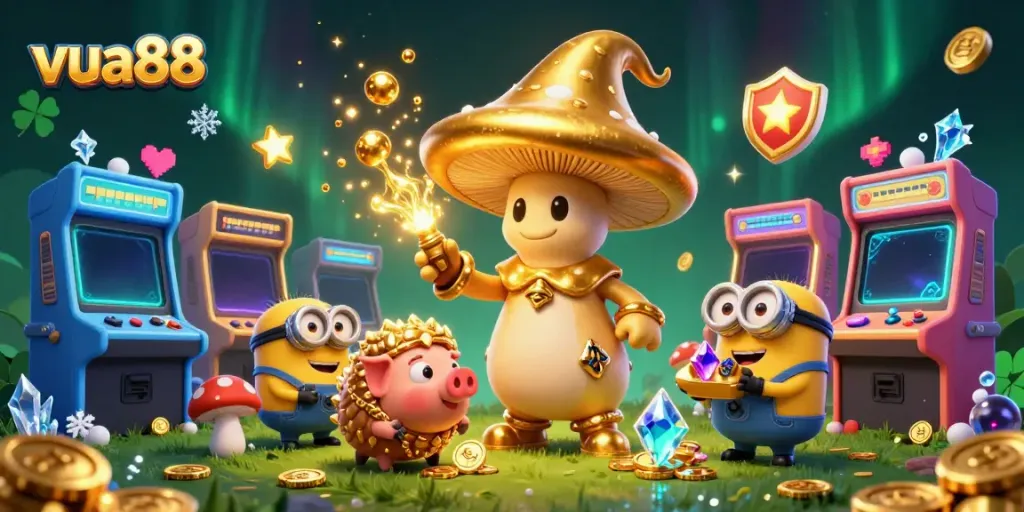 Experience thrilling gameplay at vua88 with magical characters and vibrant 3D arcade elements.