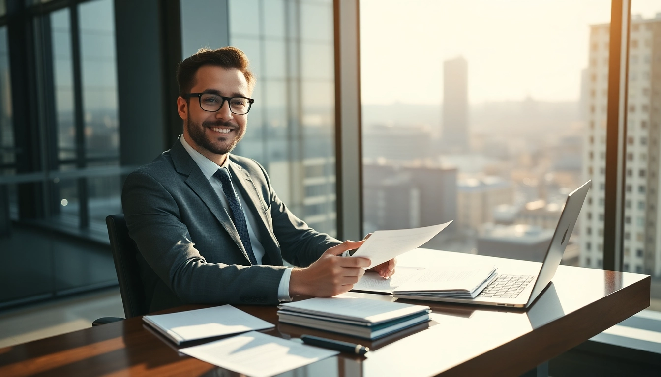 Professioneller Headhunter im Büro, der Fachkräfte Vertrieb Headhunter findet.
