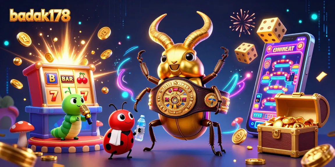 Spin big wins with badak178’s dazzling slot machines and vibrant scenes in casino games.