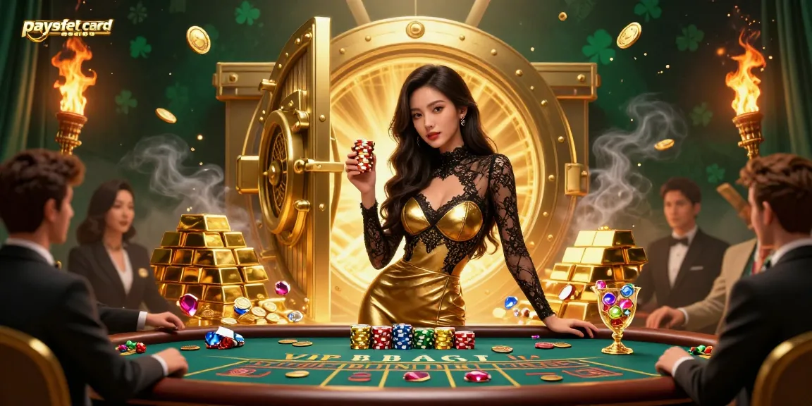 Erleben Sie die Aufregung im Paysafe Card Casino mit hochwertigen Chips und reichen Gold-Elementen.