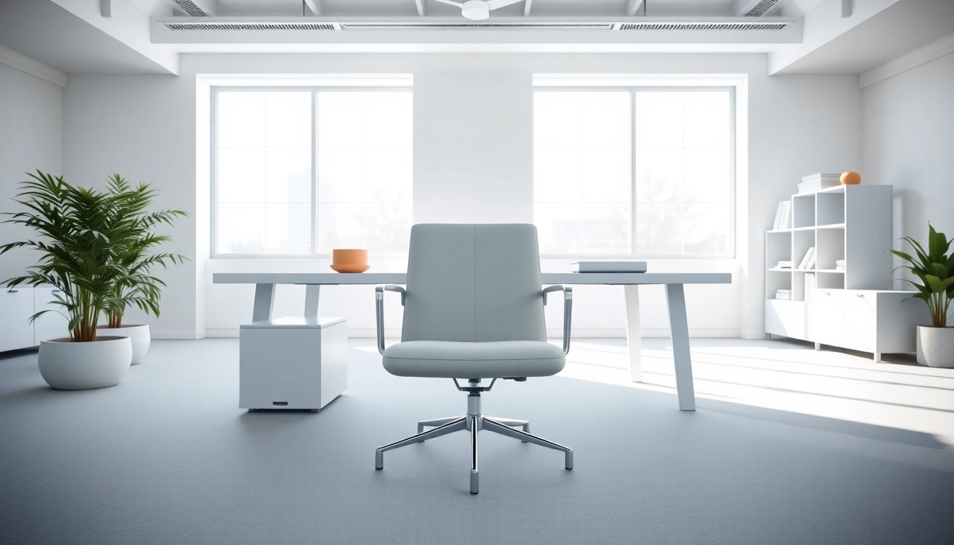 Refurbished Vitra chair exuding modern elegance in a stylish office.