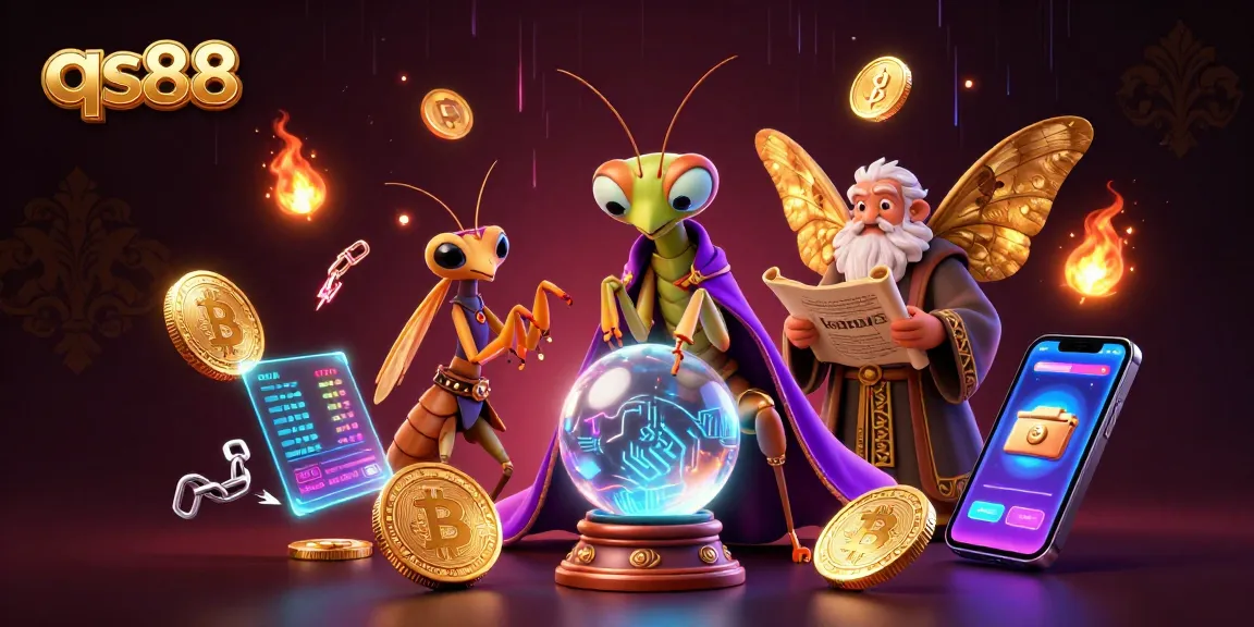 Play engaging casino games at qs88 with festive characters and dynamic elements in a vibrant scene.