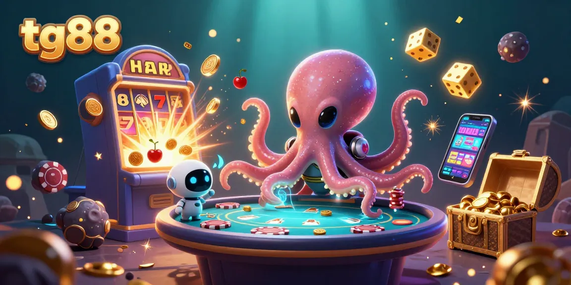 Experience thrilling gameplay at tg88 with a vibrant alien poker scene filled with dynamic casino elements.