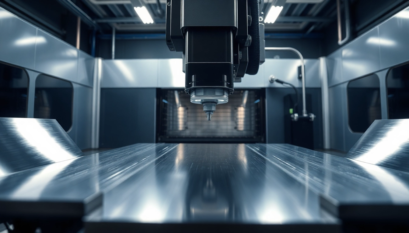 CNC Glanzdrehen Felgen Preis München: Hochpräzise Bearbeitung einer glänzenden Alufelge in einem modernen CNC-Bearbeitungszentrum.