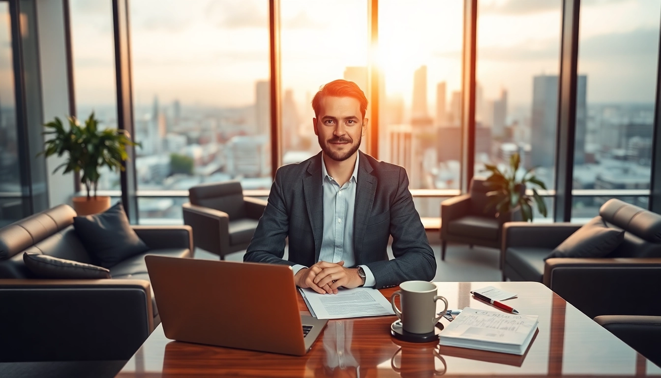 Headhunter Frankfurt berät erfolgreich Kunden in einem modernen Büro.
