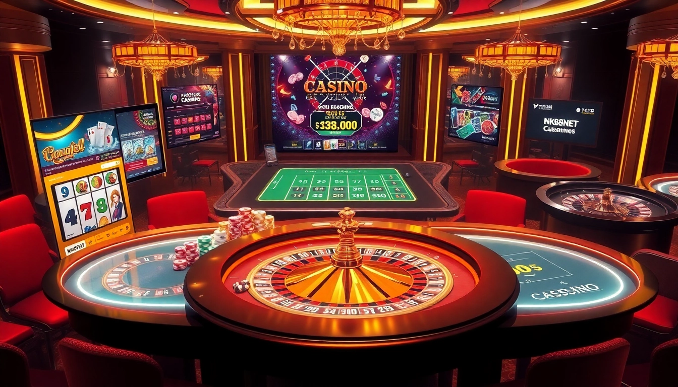 Engage in thrilling online gambling experiences at https://nk88net.com/, where vibrant games and a sleek casino atmosphere await.