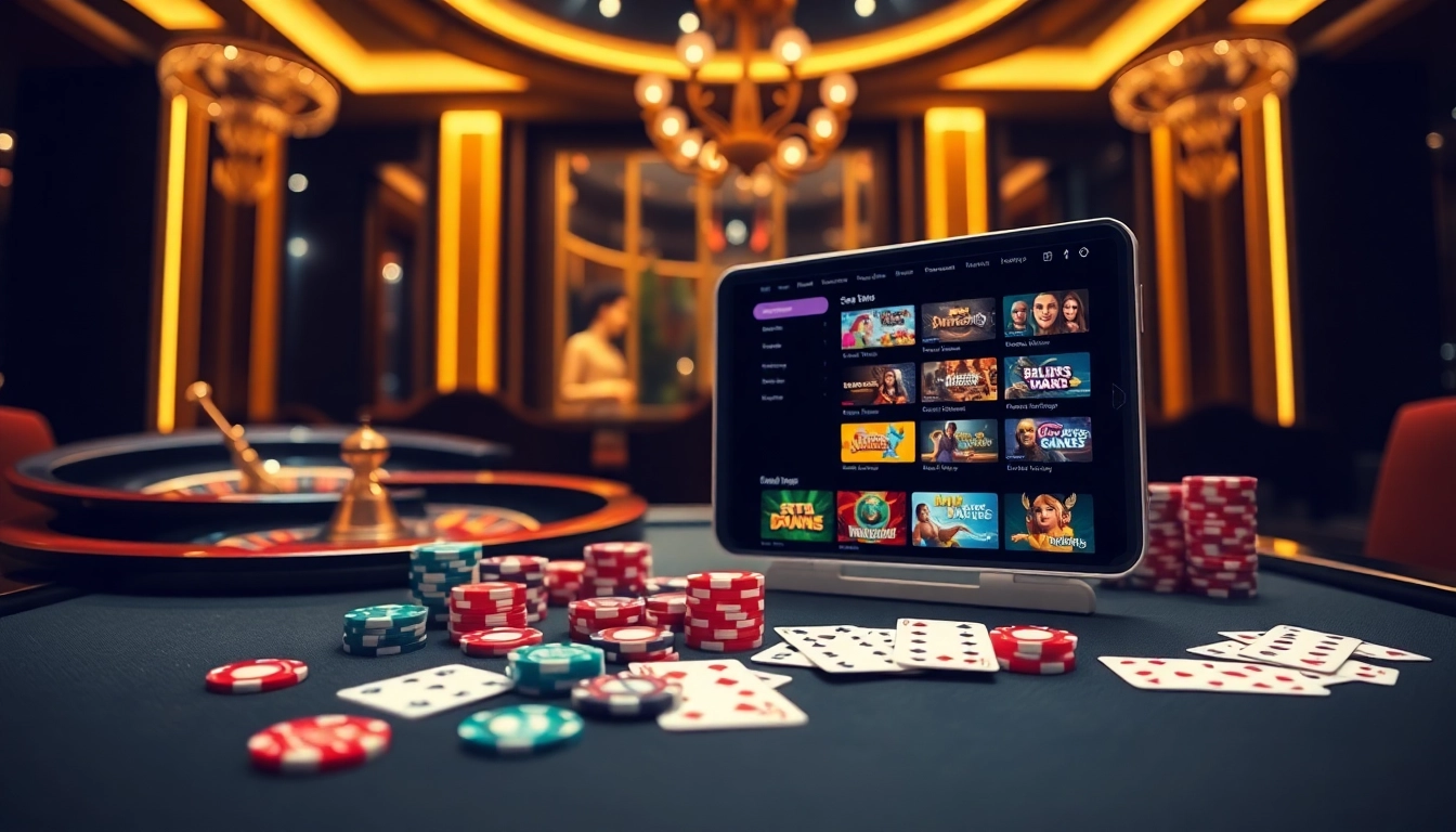 Engaging players with the SC88 App in an exciting casino environment showcasing games and thrills.