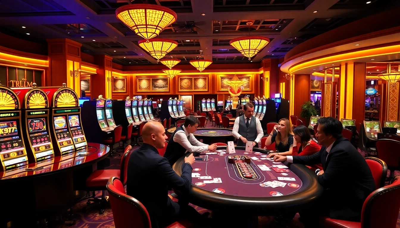 Experience the excitement of Game TT88 with vibrant casino visuals showcasing engaging gameplay.