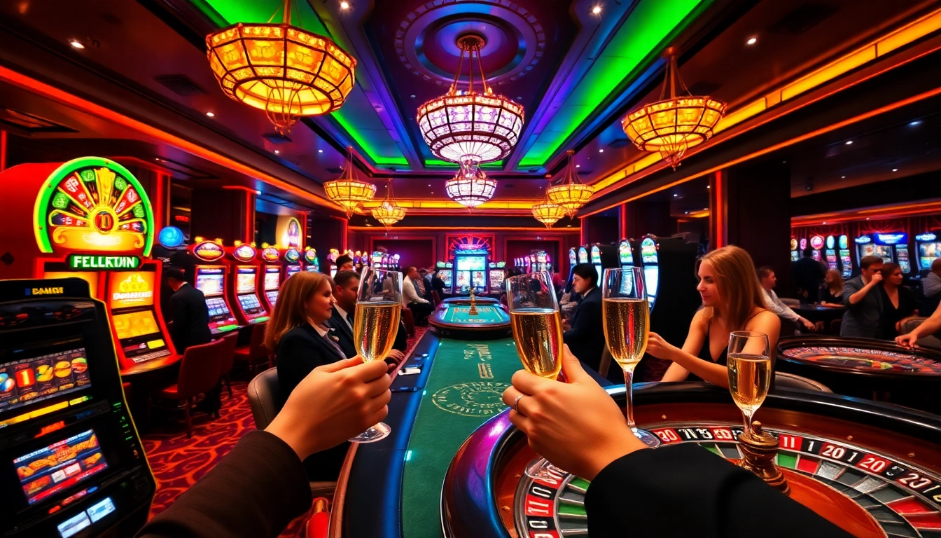 Players engaging in thrilling poker games at MMOO casino, showcasing high stakes and excitement.