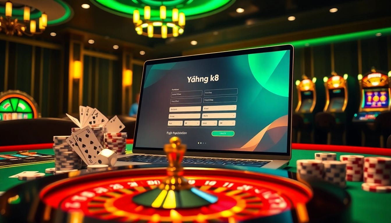 Registering on S8 to access the ultimate online gaming experience through a professional casino interface.