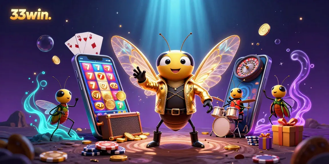 Experience thrilling excitement with 33win. as the cicada rock star takes the stage amidst dynamic slot games.